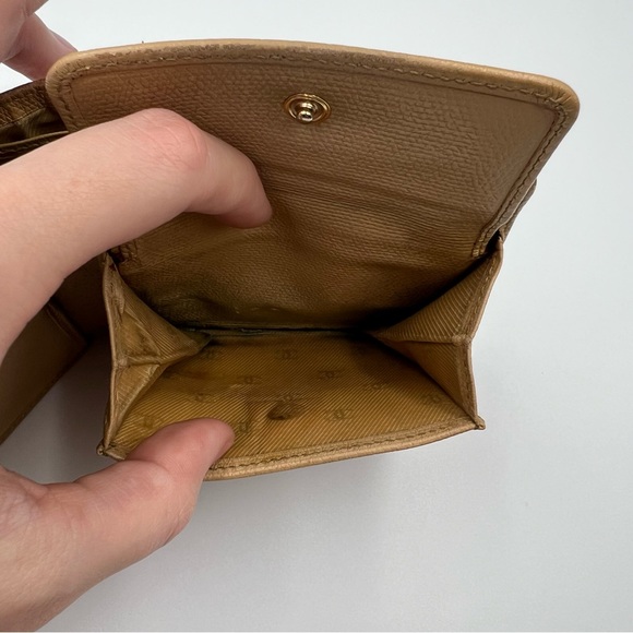 Chanel Bifold Leather Wallet in Tan - Picture 9 of 17